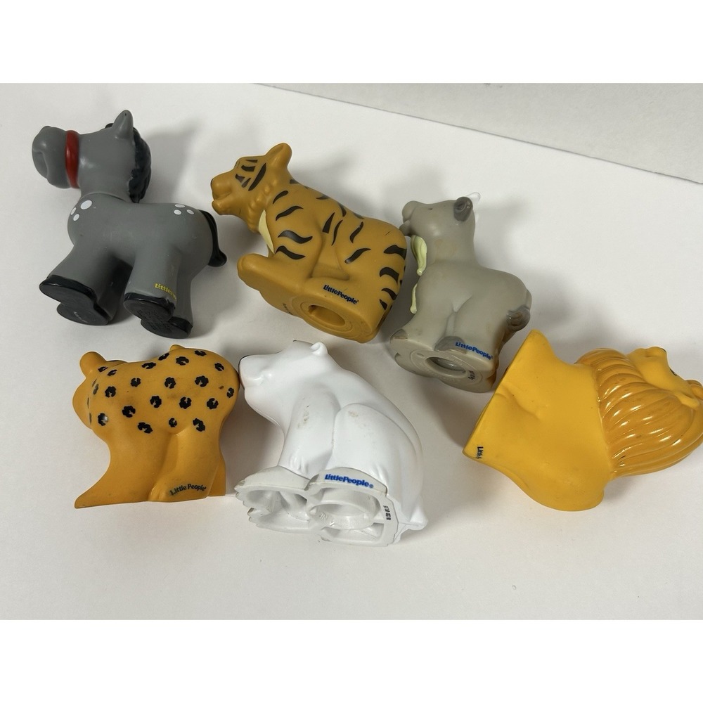 Fisher Price Little People Lot of 6 Animals Zoo Jungle Farm - Picture 4 of 4